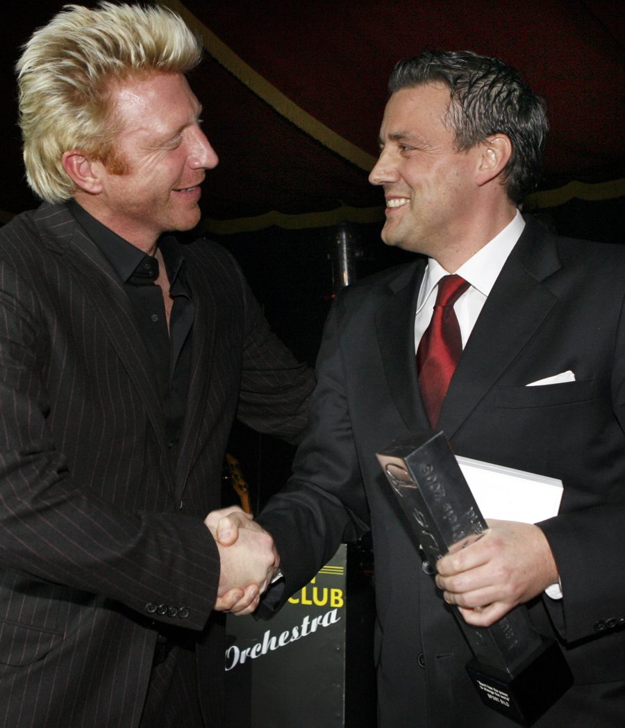 Pit Gottschalk mit Boris Becker