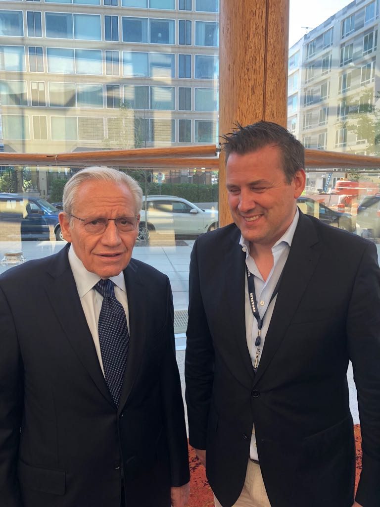 Pit Gottschalk mit Bob Woodward