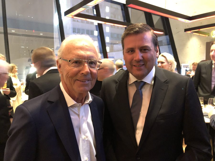 Pit Gottschalk mit Franz Beckenbauer