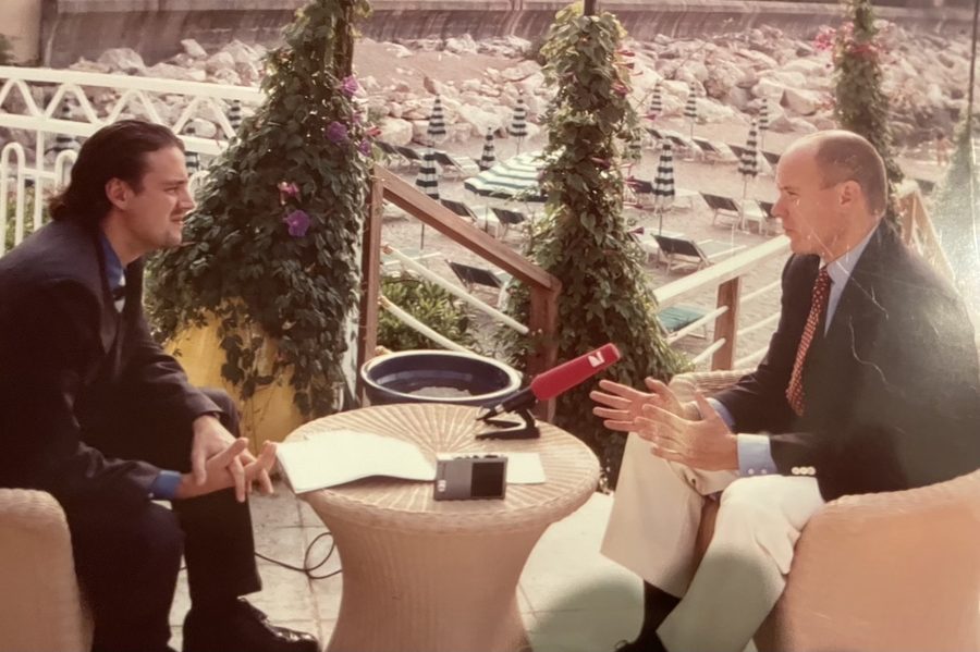 Pit Gottschalk im Interview mit Fürst Albert von Monaco
